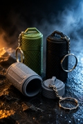 Keychain Storage Container with Screw Cap – Compact EDC Capsule