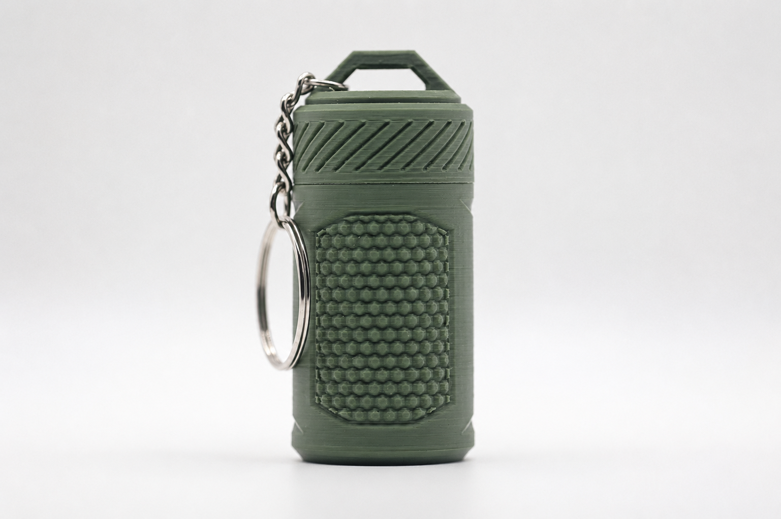 Keychain Storage Container with Screw Cap – Compact EDC Capsule