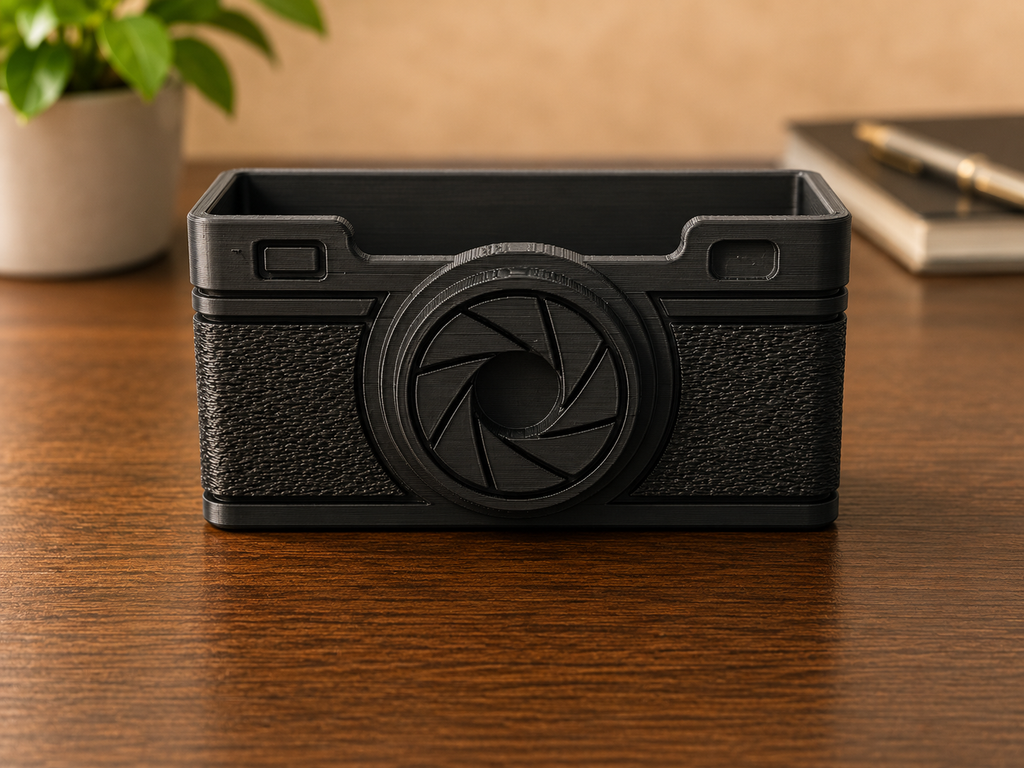 Camera Business Card Holder