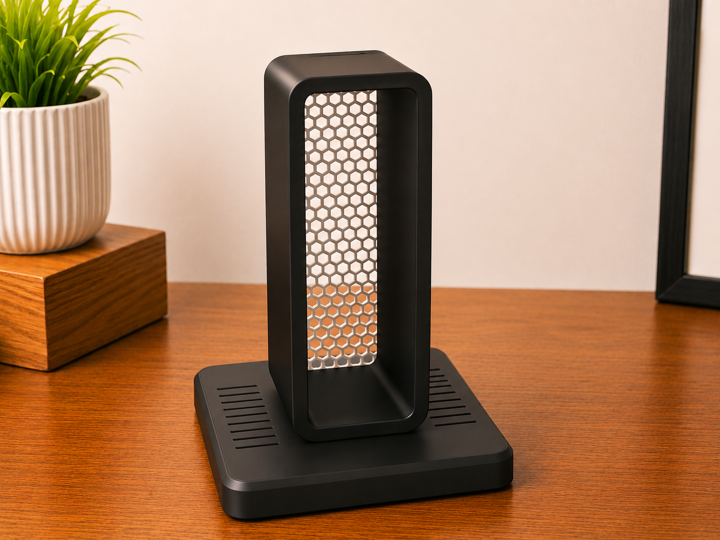 Headphone Stand with Built-In Guitar Pick Holder